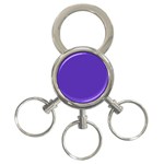 Ultra Violet Purple 3-Ring Key Chain