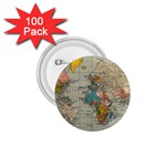 Pyramids Egypt Monument Landmark Sunrise Sunset Egyptian 1.75  Buttons (100 pack) 