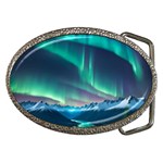 Aurora Borealis Belt Buckles