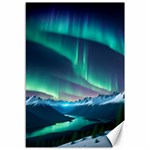 Aurora Borealis Canvas 12  x 18 