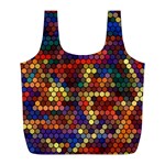 Pattern Dots Wallpaper Seamless Pattern Full Print Recycle Bag (L)