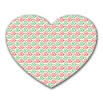 Mosaic Hexagon Honeycomb Heart Mousepad