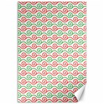 Pattern Flowers Geometric Canvas 12  x 18 