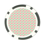 Background Pattern Leaves Texture Poker Chip Card Guard