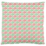 Background Pattern Leaves Texture Large Cushion Case (Two Sides)