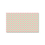 Spirals Geometric Pattern Design Sticker Rectangular (100 pack)