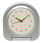 Spirals Geometric Pattern Design Travel Alarm Clock