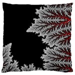 Silhouette Of Aurora Borealis Large Cushion Case (Two Sides)