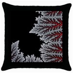Foroest Nature Trippy Throw Pillow Case (Black)