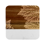 Himalaya Nature Mountain Marble Wood Coaster (Square)