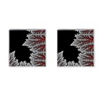 Abstract Complex Fractal Math Cufflinks (Square)