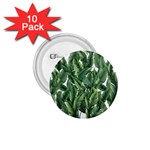 Green banana leaves 1.75  Buttons (10 pack)
