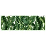Green banana leaves Banner and Sign 9  x 3 