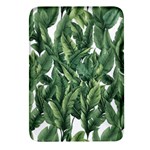 Green banana leaves Rectangular Glass Fridge Magnet (4 pack)