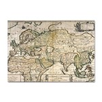 Tartaria Empire Vintage Map Sticker A4 (10 pack)