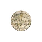 Tartaria Empire Vintage Map Golf Ball Marker (4 pack)