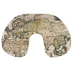 Tartaria Empire Vintage Map Travel Neck Pillow