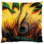 Art Paint Landscape Mountain Large Premium Plush Fleece Cushion Case (Two Sides)