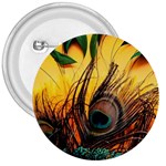 Oceans Stunning Painting Sunset Scenery Wave Paradise Beache Mountains 3  Buttons