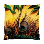 Oceans Stunning Painting Sunset Scenery Wave Paradise Beache Mountains Standard Cushion Case (Two Sides)