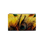 Oceans Stunning Painting Sunset Scenery Wave Paradise Beache Mountains Cosmetic Bag (Small)