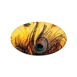Peacock Feather Native Sticker (Oval)