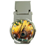Peacock Feather Native Money Clip Watches