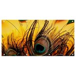 Peacock Feather Native Banner and Sign 8  x 4 