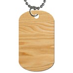 Light Wooden Texture, Wooden Light Brown Background Dog Tag (Two Sides)
