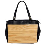 Light Wooden Texture, Wooden Light Brown Background Oversize Office Handbag (2 Sides)
