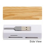 Light Wooden Texture, Wooden Light Brown Background Memory Card Reader (Stick)