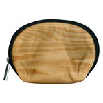 Light Wooden Texture, Wooden Light Brown Background Accessory Pouch (Medium)