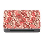 Paisley Red Ornament Texture Memory Card Reader with CF