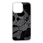 Paisley Skull, Abstract Art iPhone 14 Pro Max TPU UV Print Case