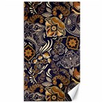 Paisley Texture, Floral Ornament Texture Canvas 40  x 72 