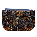 Paisley Texture, Floral Ornament Texture Large Coin Purse