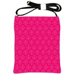 Pink Pattern, Abstract, Background, Bright Shoulder Sling Bag