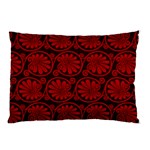 Red Floral Pattern Floral Greek Ornaments Pillow Case (Two Sides)