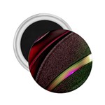 Circle Colorful Shine Line Pattern Geometric 2.25  Magnets