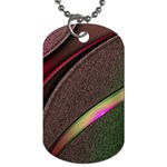Pattern Texture Leaves Dog Tag (Two Sides)
