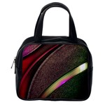 Pattern Texture Leaves Classic Handbag (One Side)