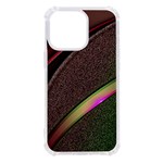 Pattern Texture Leaves iPhone 13 Pro TPU UV Print Case