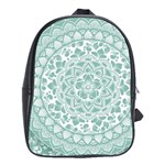 Round Ornament Texture School Bag (Large)