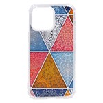 Texture With Triangles iPhone 14 Pro Max TPU UV Print Case