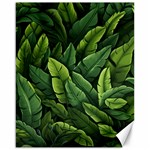 Green leaves Canvas 16  x 20 