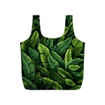 Green leaves Full Print Recycle Bag (S)