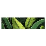 Banana leaves pattern Oblong Satin Scarf (16  x 60 )