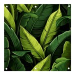 Banana leaves pattern Banner and Sign 3  x 3 