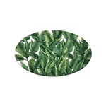 Tropical leaves Sticker Oval (10 pack)