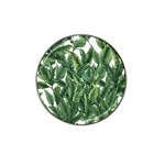 Tropical leaves Hat Clip Ball Marker (4 pack)
